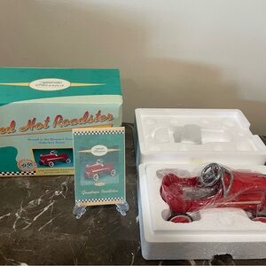 1996 Hallmark Kiddie Car 1940 Red Hot Roadster NIB